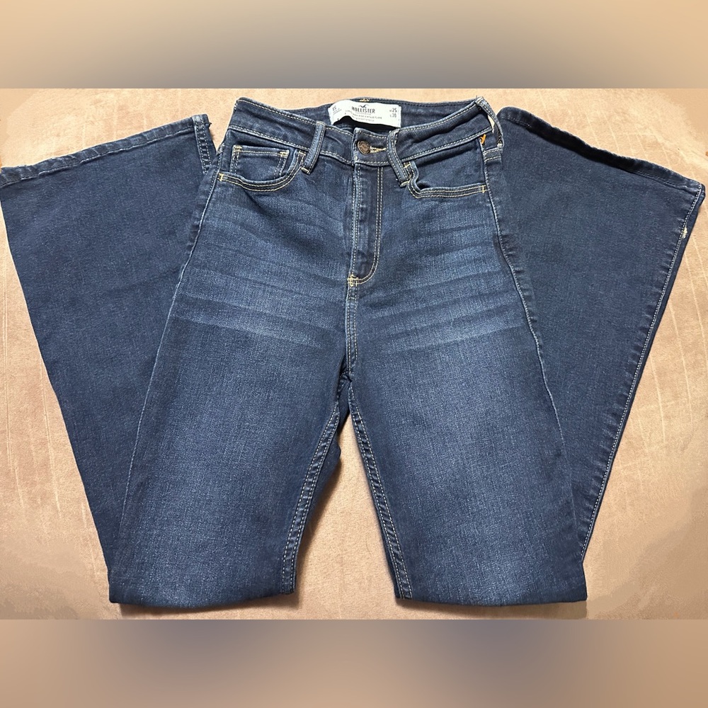 Hollister Dark Blue Flare Jeans